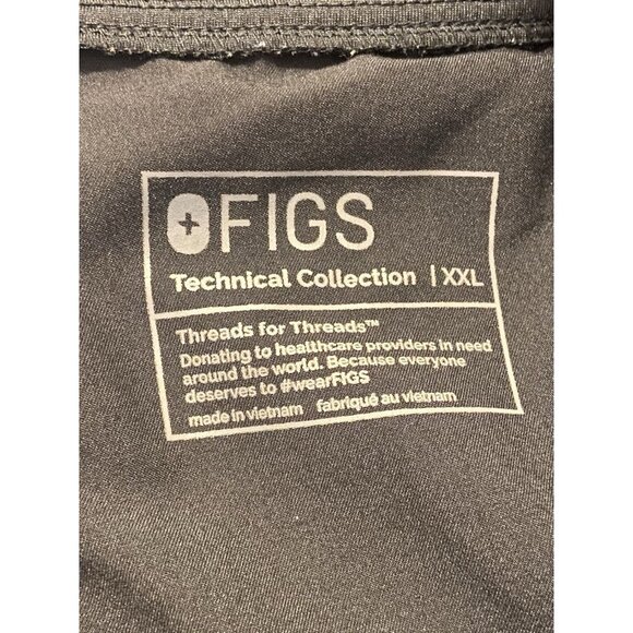 Figs High Waisted Zamora‎ Jogger Scrub Pants Womens Size XXL Black Workwear - Picture 6 of 8